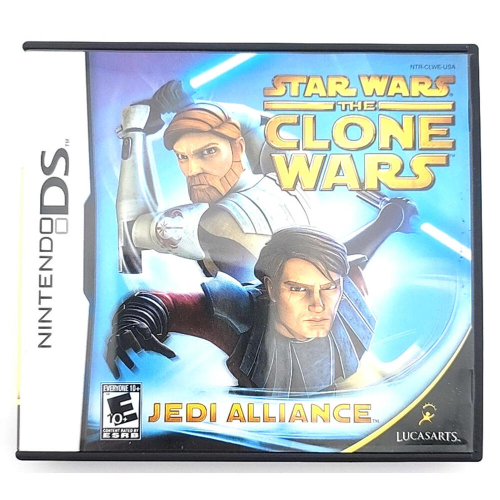COMPLETE! Star Wars - Clone Wars Jedi Alliance (Nintendo DS) - TESTED